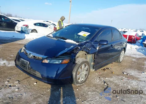 2008 Honda Civic Lx from USA, damaged, VIN 2HGFA16598H501705